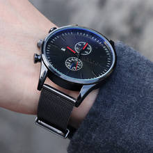 Fashion Sport Watches Luxury Men's Stainless Steel Male Quartz Watch Men Wristwatch Calendar Business Clock Relogio Masculino 2022 - buy cheap