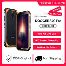 Doogee s40 pro android 10 áspero telefone celular ip68/ip69k 4gb ram 64gb rom smartphones impermeáveis helio a25 octa-core celulares 2024 - compre barato