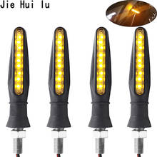 2pcs 12 LED Motorcycle Turn Signal Lights Bendable Flashing Motorbike Indicator Blinker Moto Tail Lights Signal Lamp 2024 - buy cheap