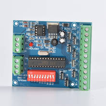 Controlador dmx de 8 canais, 2 grupos, rgbw, 8ch, decodificador para faixa de led, emissor de luz