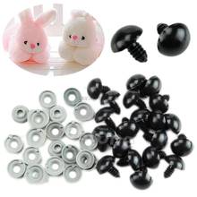 20PCS Black Plastic Safety Eyes For Bear Dolls Toy Animal Felting 6-20mm 2024 - buy cheap