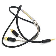 HIFI Silver RCA Cable 2RCA to 3.5mm Jack RCA AUX Cable for DJ Amplifiers Subwoofer Audio Mixer Home Theater DV 2024 - buy cheap