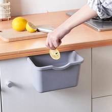 Papelera colgante para puerta de armario de cocina, contenedor de basura, herramienta de limpieza del hogar, accesorios de cocina 2024 - compra barato