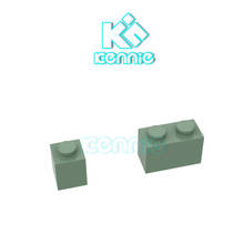 Kennie-bloques de construcción MOC DIY, compatibles con NO.3004 NO.3005 1x1 1x2, piezas de bloques de construcción de ladrillos altos verdes Arena, Juguetes DIY 2024 - compra barato