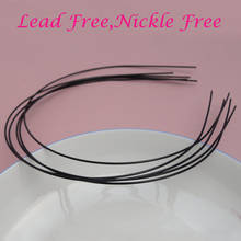 20PCS Black 1.2mm single Metal Wire Hair Headbands plain hairbands for DIY beads hair hoops at lead free nickle free 2024 - buy cheap