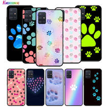 Capa de silicone para pés de cachorro, capa macia para celular huawei p40 p30 p20 lite e pro p smart z plus 2019 p10 p9 lite 2024 - compre barato