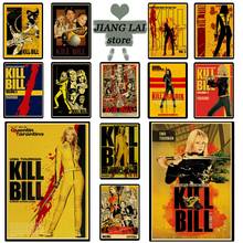 Quentin tarantino clássico filme matar bill cartazes papel de embalagem peint arte da parede pintura retro vintage cartaz decoração casa 2024 - compre barato