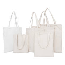 GABWE Unisex Handbags Custom Canvas Tote Bag Print Text Your Design Grocery Da​​​​ily Use Reusable Cotton Travel Casual Shopping 2024 - buy cheap