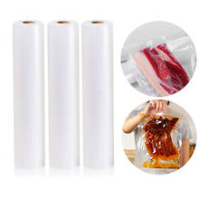 3 Pieces Kitchen Food Vacuum Roll Bags For Packing Machine Pack Food Storage Sealer 2024 - buy cheap