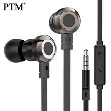 PTM P5B Sports Headset with Mic Wired Music Earphones for Phones Earbuds For Xiaomi Iphone Apple ear phone 2024 - buy cheap