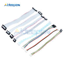 8 шт. 4P 6P 10P 20P Серый плоский кабель для передачи данных J-Link ARM плата адаптера 2,54 мм 2,00 мм длина 20 см XH2.54 до 20 см DuPont Line 2024 - купить недорого