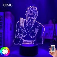 Anime Hunter X Hunter Hisoka 3d Led Light for Bedroom Decor Nightlight Room Table Lamp Birthday Gift Acrylic Led Night Lamp Hxh 2024 - buy cheap