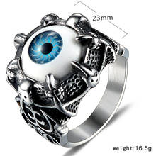 CXQNEWA Stainless Steel Men Ring Jewelry Devil's Eye Personality Ring High Quality Jewelry Accessory Punk Cool Man Finger Ring 2024 - buy cheap