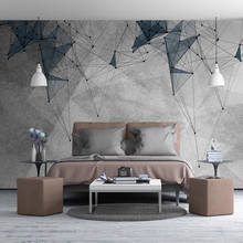 Personalizado 3d papel de parede personalidade abstrato linhas geométricas mural moderno sala estar quarto sofá tv fundo da foto 2024 - compre barato