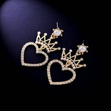 2020 New Fashion Women's Earrings Bling Crystal Brincos Hollow Long Tassel Drop Earrings Women Rhinestone Jewelry Girl Gifts 2024 - buy cheap