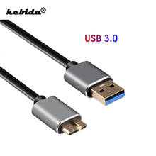 Kebidu Micro USB 3,0 кабель 2.1A 4,8 Гбит/с 1 м кабель для быстрой зарядки и передачи данных USB шнур Мобильный телефон кабели для Samsung Note 3 S5 жесткого диска 2024 - купить недорого
