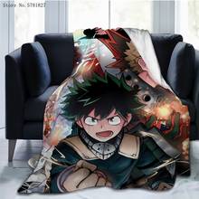 Manta de Sherpa de My Hero Academia para niños, manta ponderada de animación japonesa para dormitorio, Midori Valley, Iku 2024 - compra barato