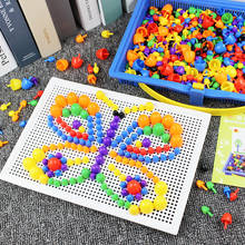 296 шт. набор грибов для ногтей, игрушки-головоломки, 3D DIY мозаика, картинка, головоломка, игрушки для детского творчества, Интеллектуальные развивающие игрушки 2024 - купить недорого