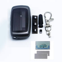 A6 case keychain +A6 LCD display Train for russian version Starline A6 Case keychain LCD 2 way car alarm system remote control 2024 - buy cheap