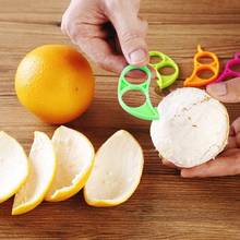 Pelador de naranja creativo, cortador de limón y fruta, fácil de abrir, cuchillo de cítricos, utensilios de cocina y accesorios, 1 unidad 2024 - compra barato
