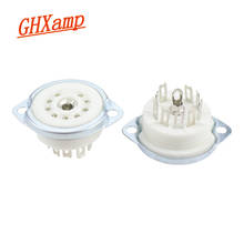 GHXAMP Nine-Pin Electronic Tube Socket For ECC83 6N3 6N11 6P14 5670 Amplifier Valve Nine Foot Socket 2pcs 2024 - buy cheap