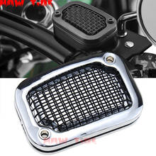 Cubierta de depósito de líquido de freno delantero H2CNC, tapa de cilindro maestro para Harley Softail Fat Boy Lo FLSTFB CVO Breakout Heritage 2015-2017 2024 - compra barato