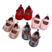 Zapatos antideslizantes para bebé recién nacido, zapatillas clásicas de ante con lazo, suaves, para primeros pasos de 0 a 18M 2024 - compra barato