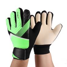 1 Pair Thicken Non-slip Rubber Football Goalkeeper Gloves Goalie Soccer Finger Bone Protection Guard Gloves Begginers 2024 - buy cheap