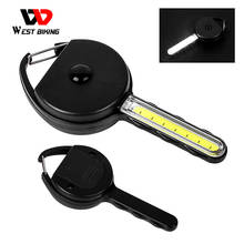 WEST BIKING Mini LED Flashlight Key Light Outdoor Sport Camping Hiking Night Emergency Tool Lamp Key Shape Key Chain Ring Light 2024 - buy cheap