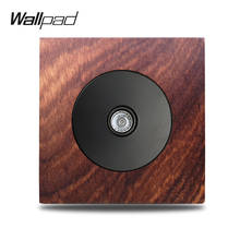 Wallpad L6 Genuine Wood Panel TV Television Socket Wall Wiring Outlet 2024 - buy cheap