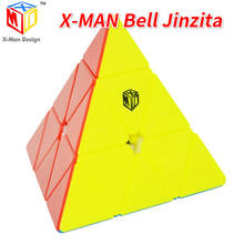 Mofangge X-man Bell Magnetic Pyramin Magic Cube Qiyi Triangle Cube Speed Puzzle Educational Toys For Children Cubo Magico 2024 - buy cheap