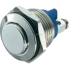 20 peças 16mm fora/(on) 48 v/dc 2a parafuso terminal de bronze botão interruptor