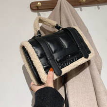 Fashion Brands Plush Women's Handbag Lambswool Pu Leather Shoulder Crossbody Bags for Women Designer Messenger Bag Purses 2024 - buy cheap