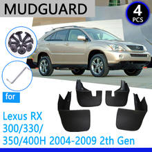 Брызговик для Lexus RX RX300 RX330 RX350 RX400h 2004 ~ 2009 2005 2006 2007, автомобильные аксессуары, брызговик, брызговик, автозапчасти 2024 - купить недорого