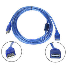 Cable de extensión tipo A macho A hembra, Cable de transmisión de datos de 10 pies, 1,5 M, USB 2,0 A macho M A hembra 2024 - compra barato