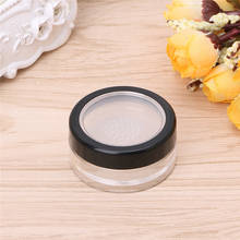 10g Translucent Clear Plastic Cosmetic Empty Jar Pots Eyeshadow Plastic Loose Powder Jar Powder Puff Boxes 2024 - buy cheap