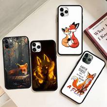 Anime funny foxs Phone Case for iPhone 11 12 pro MINI XS MAX 8 7 6 6S Plus X 5S SE 2020 XR 2024 - buy cheap