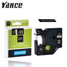 Yance Compatible Dymo D1 label maker machine 43621 white on black 6mm label maker tape for DYMO label printer LM160 280 DYMO PNP 2024 - buy cheap