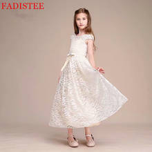 Princess Dress Flower Girl Dresses Lace O-Neck Cap Sleeves Girls Dress Vestidos платье детское платья для девочек 2024 - buy cheap