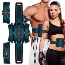 EMS Abdominal Belt Electrostimulation ABS Muscle Stimulator Hip Muscular Trainer Toner Home Gym Fitness Equipment Women Men 2024 - buy cheap