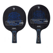Horizontal Ping Pong Racket Blade Long Grip Lightweight Carbon Fiber Aryl Group Fiber 7 Ply Table Tennis Blade Full Wood Racket 2024 - buy cheap