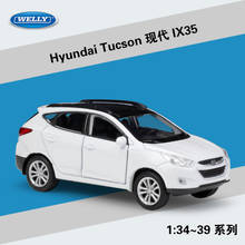 Welly 1:36 Hyundai Tucson IX35 alloy car model pull-back vehicle Collect gifts Non-remote control type transport toy 2024 - buy cheap