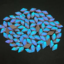 Wholesale 1440pcs/bag 5*8mm Rhombus Shape Nails Art Rhinestone Flat Glass Stones For 3D Nail Art Decoration Design 2024 - buy cheap