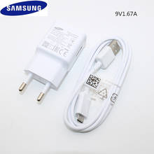 Samsung-adaptador de corriente de pared para teléfono móvil inteligente, Micro Cable adaptable Usb de 9V 1.67a, 15W, para Galaxy S6, S7, edge, S4, Note 5, 4, J3, j7, A3, A5, A7, A8 2024 - compra barato