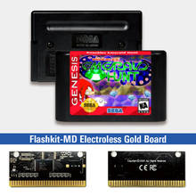 Суставы изумрудно-Охота-USA метки Flashkit MD никелевое золото схема на основе печатной платы для Sega Genesis Megadrive игровая консоль 2024 - купить недорого