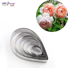 7pcs/set Stainless Steel Fondant Cake Decoration Petal Cutter Rose Flower Mold Cake Decorating Tools Kitchen Accessories A328 2024 - buy cheap