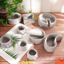 Silicone Plant Pot Molds Form Arts Craft Polygonal Casting Moulds DIY Succulent Flowerpot Clay Mold Home Decorations Resin Craft 2024 - buy cheap