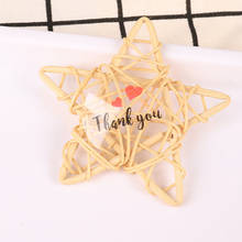 100pcs/lot THANK YOU Round Transparent with Red Heart sealing label Adhesive Kraft Seal Sticker for Baking Gift Stickers 2024 - buy cheap
