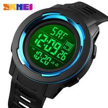 SKMEI-reloj deportivo multifunción para hombre, cronógrafo Digital con pantalla LED, resistente al agua, 5 bares 2024 - compra barato