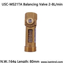 G3/4 Male* G1/2 Female Mechanical Flow Meter Reading 2-8L/min USC-MS21TA Spring flowmeter Brass Flow reader Balancing Valve 2024 - buy cheap